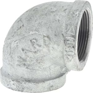 VALUE COLLECTION Malleable Iron Pipe 90 &deg; Elbow: 1-1/2" Fitting G90 40