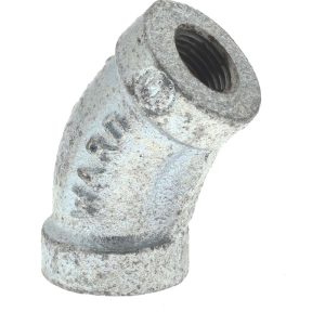 ANVIL Malleable Iron Pipe 45 &deg; Elbow: 1/8" Fitting 0311022800