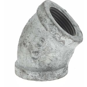 VALUE COLLECTION Malleable Iron Pipe 45 &deg; Elbow: 1" Fitting G120 25