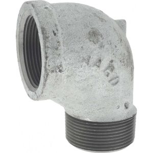 VALUE COLLECTION Malleable Iron Pipe 90 &deg; Street Elbow: 1-1/2" Fitting G92 40