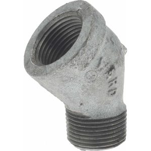 VALUE COLLECTION Malleable Iron Pipe 45 &deg; Street Elbow: 3/4" Fitting G121 20
