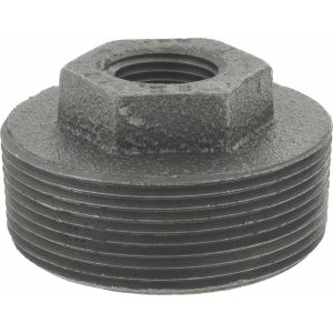 VALUE COLLECTION Size 2 x 1/2", Class 150, Malleable Iron Black Pipe Hex Bushing B241N 50X15