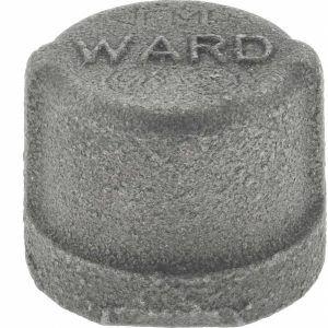 VALUE COLLECTION Black End Cap: 1/2", Threaded B300 15