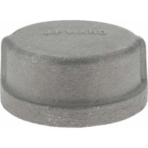 VALUE COLLECTION Black End Cap: 2-1/2", Threaded B300 65