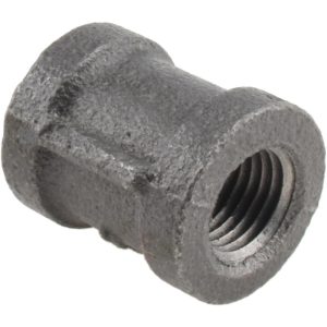VALUE COLLECTION Black Coupling: 1/4", Threaded MDB220 8