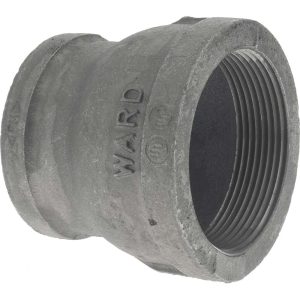 VALUE COLLECTION Size 3 x 2-1/2", Class 150, Malleable Iron Black Pipe Reducing Coupling B240 80X65