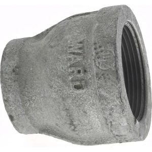 VALUE COLLECTION Malleable Iron Pipe Reducing Coupling: 1-1/2 x 1" Fitting G240 40X25