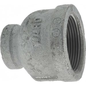 VALUE COLLECTION Malleable Iron Pipe Reducing Coupling: 1-1/2 x 3/4" Fitting G240 40X20