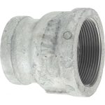 VALUE COLLECTION Malleable Iron Pipe Reducing Coupling: 2 x 1-1/2" Fitting G240 50X40