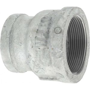 VALUE COLLECTION Malleable Iron Pipe Reducing Coupling: 2 x 1-1/2" Fitting G240 50X40