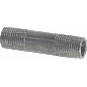 VALUE COLLECTION Black Pipe Nipple: 1/8" Dia x 1-1/2" Long, Schedule 40 NB01015