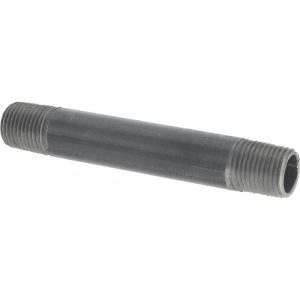 VALUE COLLECTION Black Pipe Nipple: 1/8" Dia x 2-1/2" Long, Schedule 40 NB01025