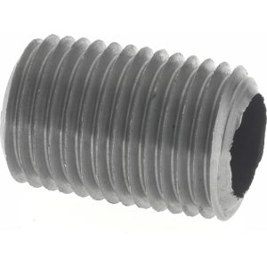 VALUE COLLECTION Black Pipe Nipple: 1/4" Dia x 7/8" Long, Schedule 40 NB02001