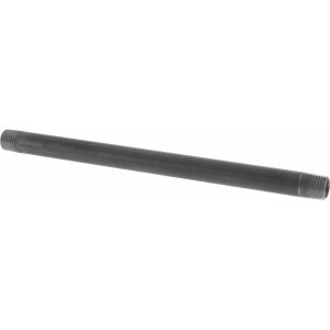 VALUE COLLECTION Black Pipe Nipple: 1/4" Dia x 8" Long, Schedule 40 NB02080
