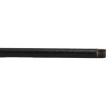 ANVIL Black Pipe Nipple: 1/2" Dia x 24" Long, Schedule 40 0330219007