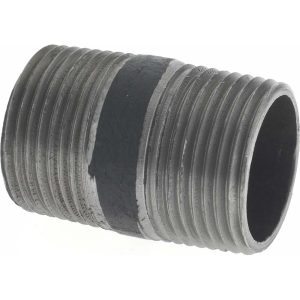VALUE COLLECTION Black Pipe Nipple: 3/4" Dia x 1-1/2" Long, Schedule 40 NB05015