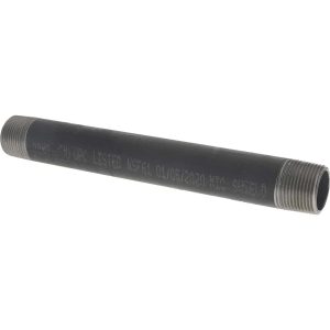 VALUE COLLECTION Black Pipe Nipple: 1" Dia x 10" Long, Schedule 40 NB06100