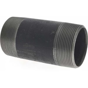 VALUE COLLECTION Black Pipe Nipple: 2" Dia x 4-1/2" Long, Schedule 40 NB09045