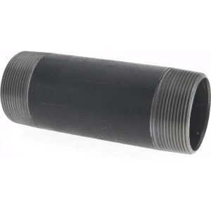 VALUE COLLECTION Black Pipe Nipple: 2" Dia x 6" Long, Schedule 40 NB09060