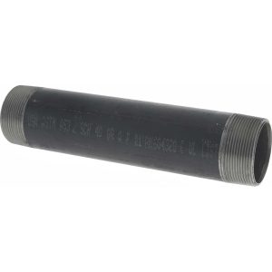 VALUE COLLECTION Black Pipe Nipple: 2" Dia x 10" Long, Schedule 40 NB09100