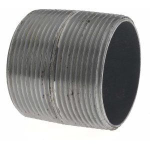 VALUE COLLECTION Black Pipe Nipple: 2-1/2" Dia x 2-1/2" Long, Schedule 40 NB10001