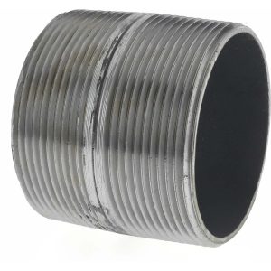 VALUE COLLECTION Black Pipe Nipple: 3" Dia x 3" Long, Schedule 40 NB11030