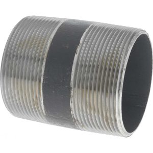 VALUE COLLECTION Black Pipe Nipple: 3" Dia x 4" Long, Schedule 40 NB11040