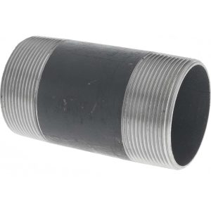 VALUE COLLECTION Black Pipe Nipple: 3" Dia x 6" Long, Schedule 40 NB11060