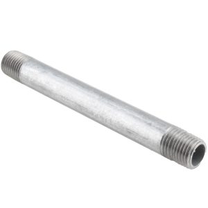 ANVIL Galvanized Pipe Nipple: 1/4", 4-1/2" Long, Schedule 40, Steel 0331006403