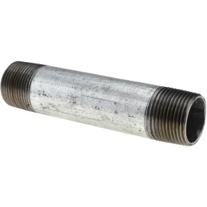ANVIL Galvanized Pipe Nipple: 1", 5-1/2" Long, Schedule 40, Steel 0331025205