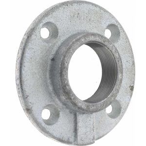 ANVIL 2" Pipe, 5-1/2" OD, 1" Hub Length, Galvanized Floor Pipe Flange 0311106009