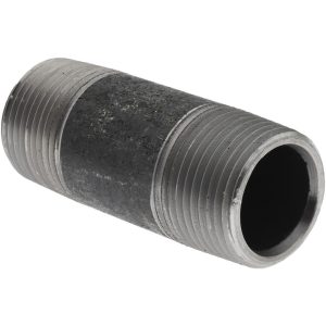 VALUE COLLECTION Black Pipe Nipple: 3/4" Dia x 2-1/2" Long, Schedule 80 3/463.5BLKBN80