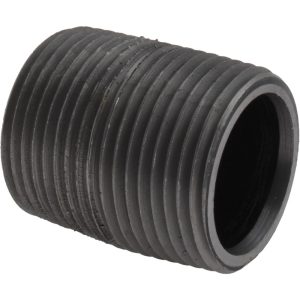 VALUE COLLECTION Black Pipe Nipple: 1" Dia x 1-1/2" Long, Schedule 80 138.1BLKCLOSE80