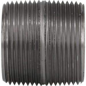 VALUE COLLECTION Black Pipe Nipple: 1-1/4" Dia x 1-5/8" Long, Schedule 80 11/441.275BLKCLOSE80