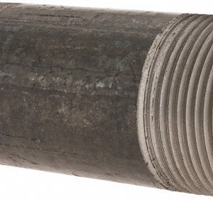 VALUE COLLECTION Black Pipe Nipple: 1-1/4" Dia x 4" Long, Schedule 80 11/4101.6BLKBN80