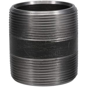 VALUE COLLECTION Black Pipe Nipple: 2" Dia x 2-1/2" Long, Schedule 80 263.5BLKBN80