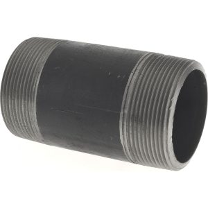 VALUE COLLECTION Black Pipe Nipple: 2" Dia x 4" Long, Schedule 80 2101.6BLKBN80