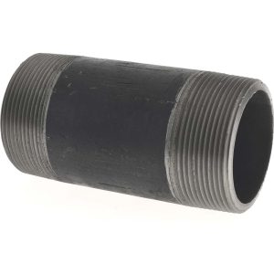 VALUE COLLECTION Black Pipe Nipple: 2" Dia x 4-1/2" Long, Schedule 80 2114.3BLKBN80