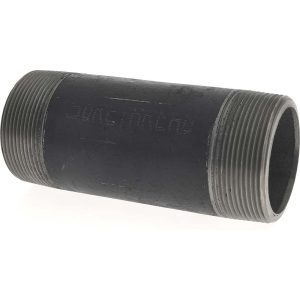 VALUE COLLECTION Black Pipe Nipple: 2" Dia x 5-1/2" Long, Schedule 80 2139.7BLKBN80