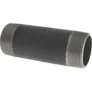 VALUE COLLECTION Black Pipe Nipple: 2" Dia x 6" Long, Schedule 80 2152.4BLKBN80