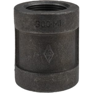 VALUE COLLECTION Black Coupling: 1-1/4", Threaded B220 32 300#