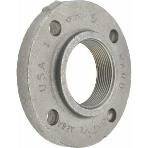 ANVIL 3" Pipe, 7-1/2" OD, 1-3/16" Hub Length, Iron Threaded Pipe Flange 0308003201