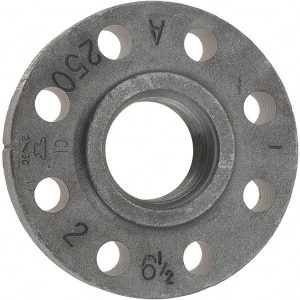 ANVIL 2" Pipe, 6-1/2" OD, 1-1/4" Hub Length, Iron Threaded Pipe Flange 0308500305