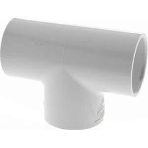 VALUE COLLECTION 1-1/4" PVC Plastic Pipe Tee 401-012