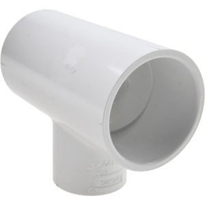 VALUE COLLECTION 1-1/2 x 1-1/2 x 1" PVC Plastic Pipe Tee 401-211