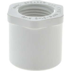 VALUE COLLECTION 1 x 1/2" PVC Plastic Pipe Bushing 438-130