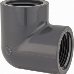 VALUE COLLECTION 1" PVC Plastic Pipe 90&deg; Elbow 808-010