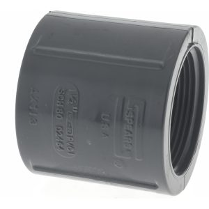 VALUE COLLECTION 1-1/2" PVC Plastic Pipe Coupling 830-015