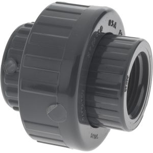 PRO-SOURCE 1" PVC Plastic Pipe Union with EPDM O-Ring 898-010