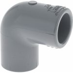 PRO-SOURCE 1/2" CPVC Plastic Pipe 90&deg; Elbow 806-005C